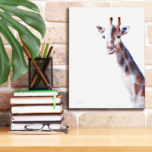 'Copper And Blue Giraffe' by Alan Majchrowicz, Giclee Canvas Wall Art,12x16