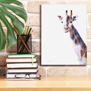 'Copper And Blue Giraffe' by Alan Majchrowicz, Giclee Canvas Wall Art,12x16