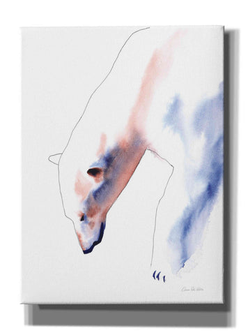 Image of 'Copper And Blue Polar Bear' by Alan Majchrowicz, Giclee Canvas Wall Art