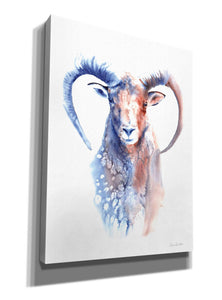 'Copper And Blue Ram' by Alan Majchrowicz, Giclee Canvas Wall Art
