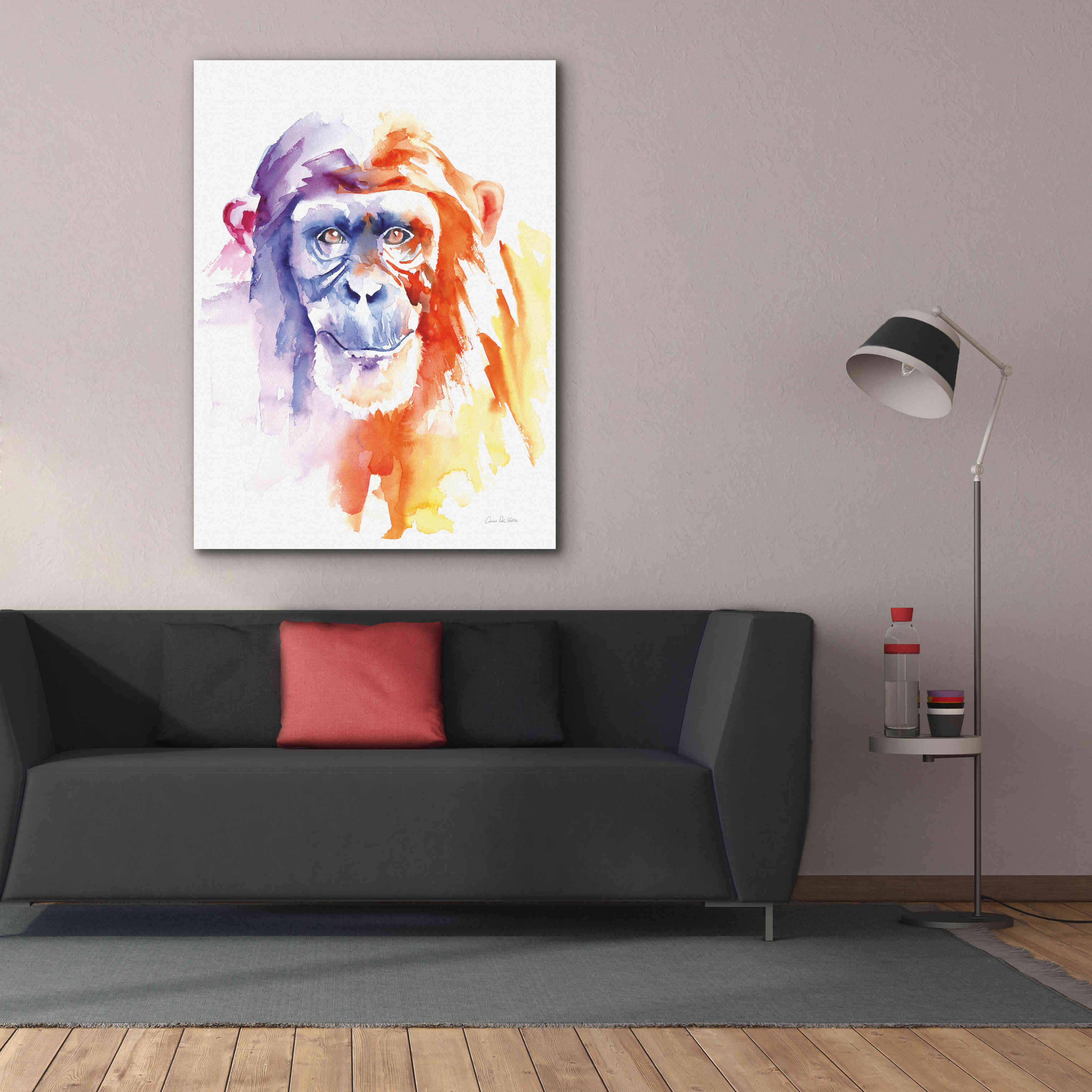 'Chimpanzee II' by Alan Majchrowicz, Giclee Canvas Wall Art,40x54