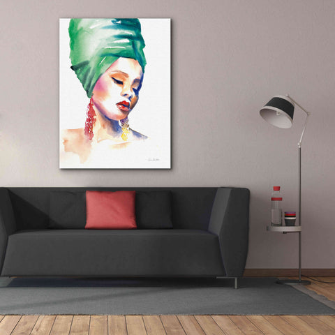 Image of 'Woman In Green' by Alan Majchrowicz, Giclee Canvas Wall Art,40x54
