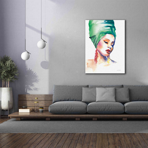 Image of 'Woman In Green' by Alan Majchrowicz, Giclee Canvas Wall Art,40x54