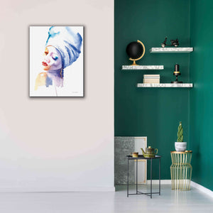 'Woman In Blue' by Alan Majchrowicz, Giclee Canvas Wall Art,26x34