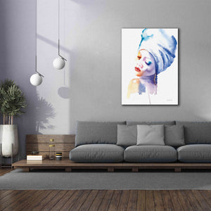 'Woman In Blue' by Alan Majchrowicz, Giclee Canvas Wall Art,40x54