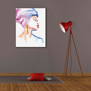 'Woman In Purple' by Alan Majchrowicz, Giclee Canvas Wall Art,26x34