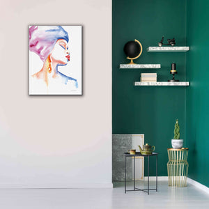 'Woman In Purple' by Alan Majchrowicz, Giclee Canvas Wall Art,26x34
