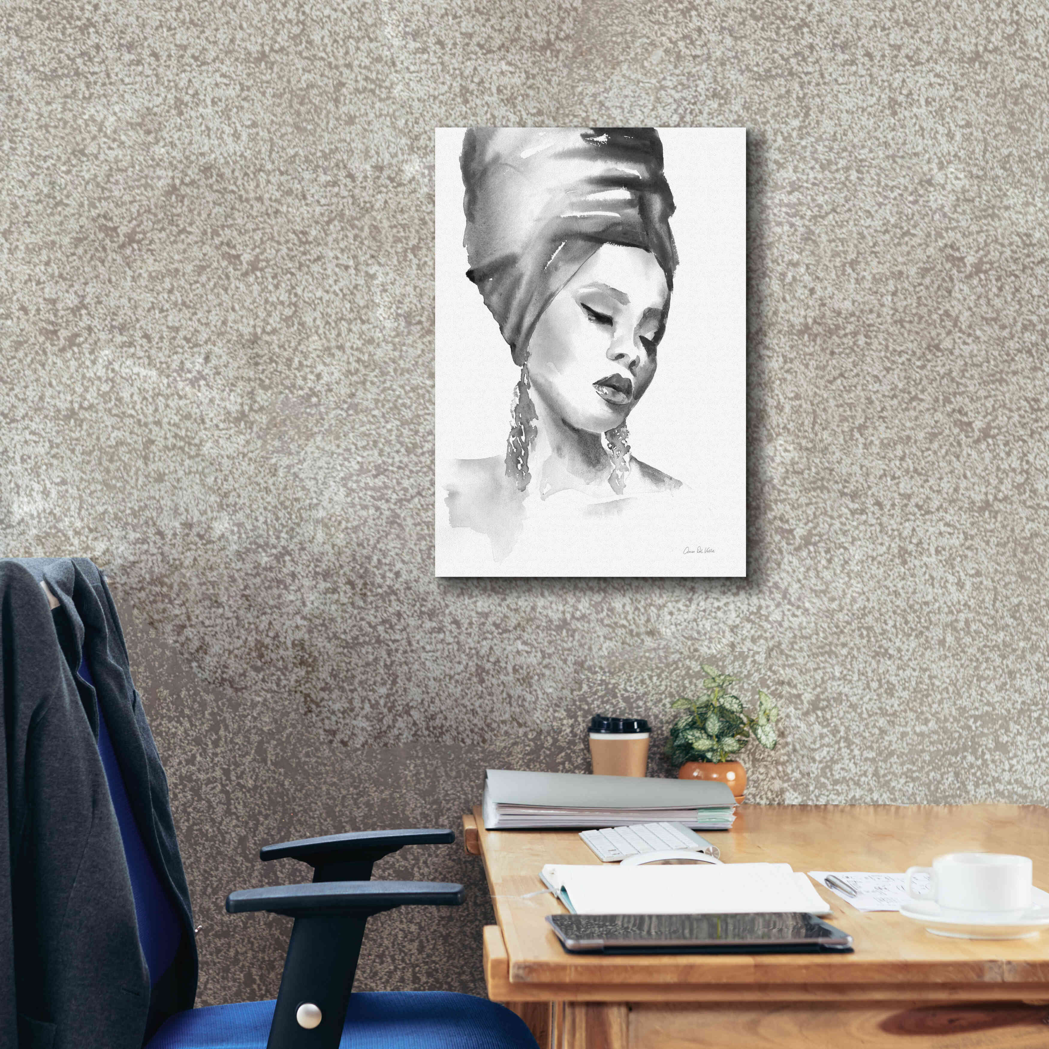 'Woman II BW' by Alan Majchrowicz, Giclee Canvas Wall Art,18x26