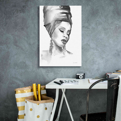 Image of 'Woman II BW' by Alan Majchrowicz, Giclee Canvas Wall Art,18x26