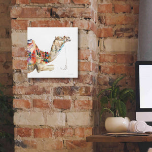 'Desert Camel I' by Alan Majchrowicz, Giclee Canvas Wall Art,12x12