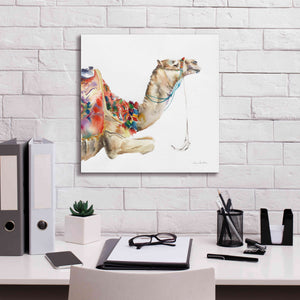 'Desert Camel I' by Alan Majchrowicz, Giclee Canvas Wall Art,18x18