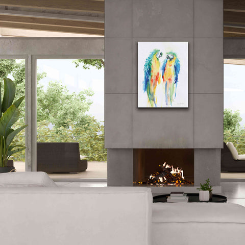 Image of 'Colorful Parrots I' by Alan Majchrowicz, Giclee Canvas Wall Art,26x34