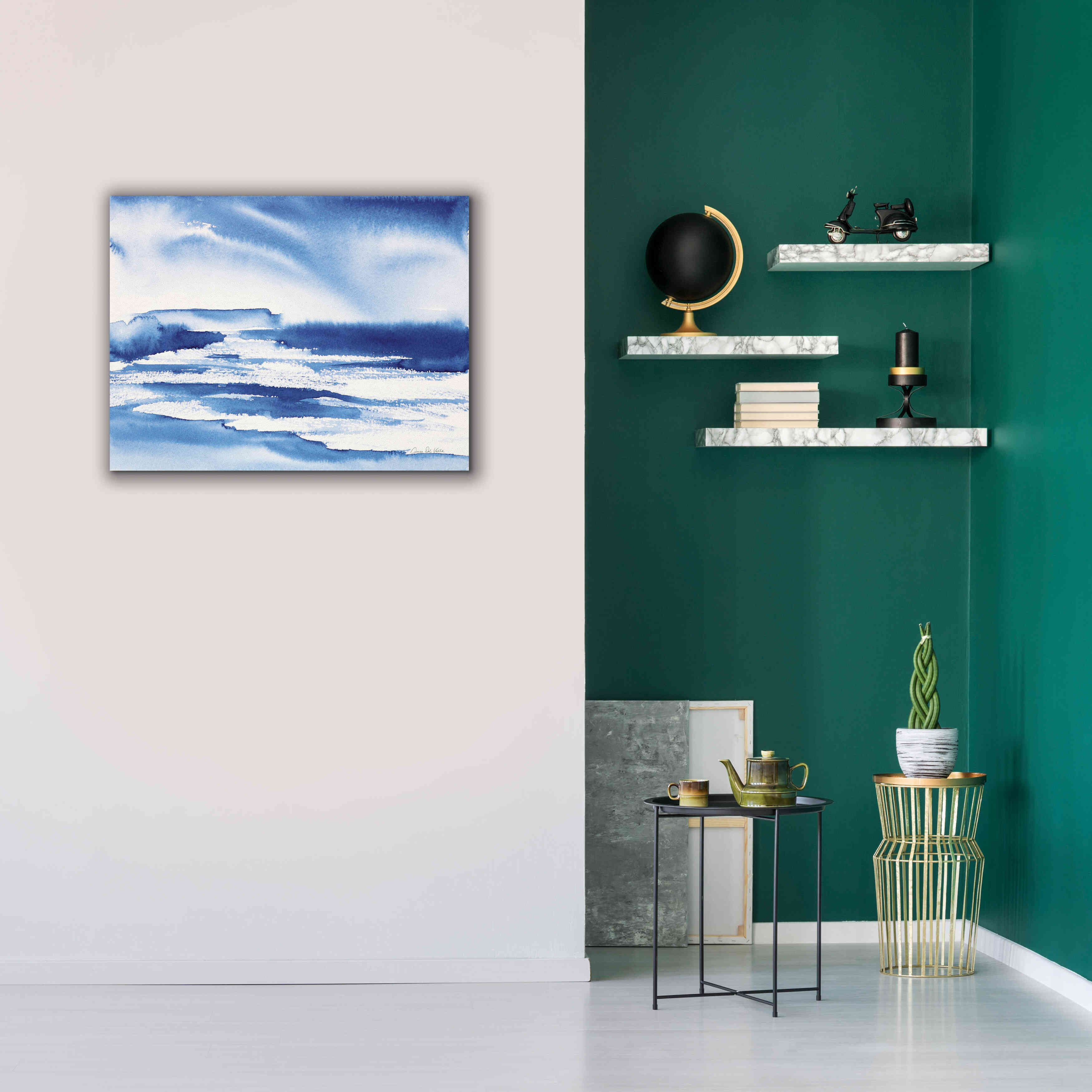 'Ocean Blue I' by Alan Majchrowicz, Giclee Canvas Wall Art,34x26