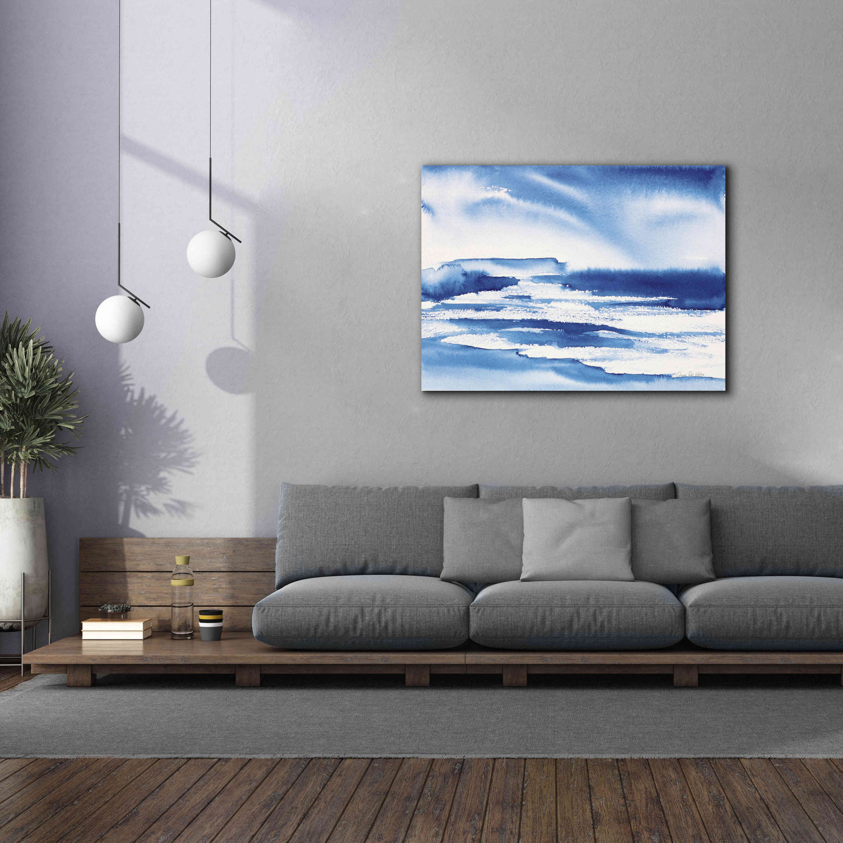 'Ocean Blue I' by Alan Majchrowicz, Giclee Canvas Wall Art,54x40