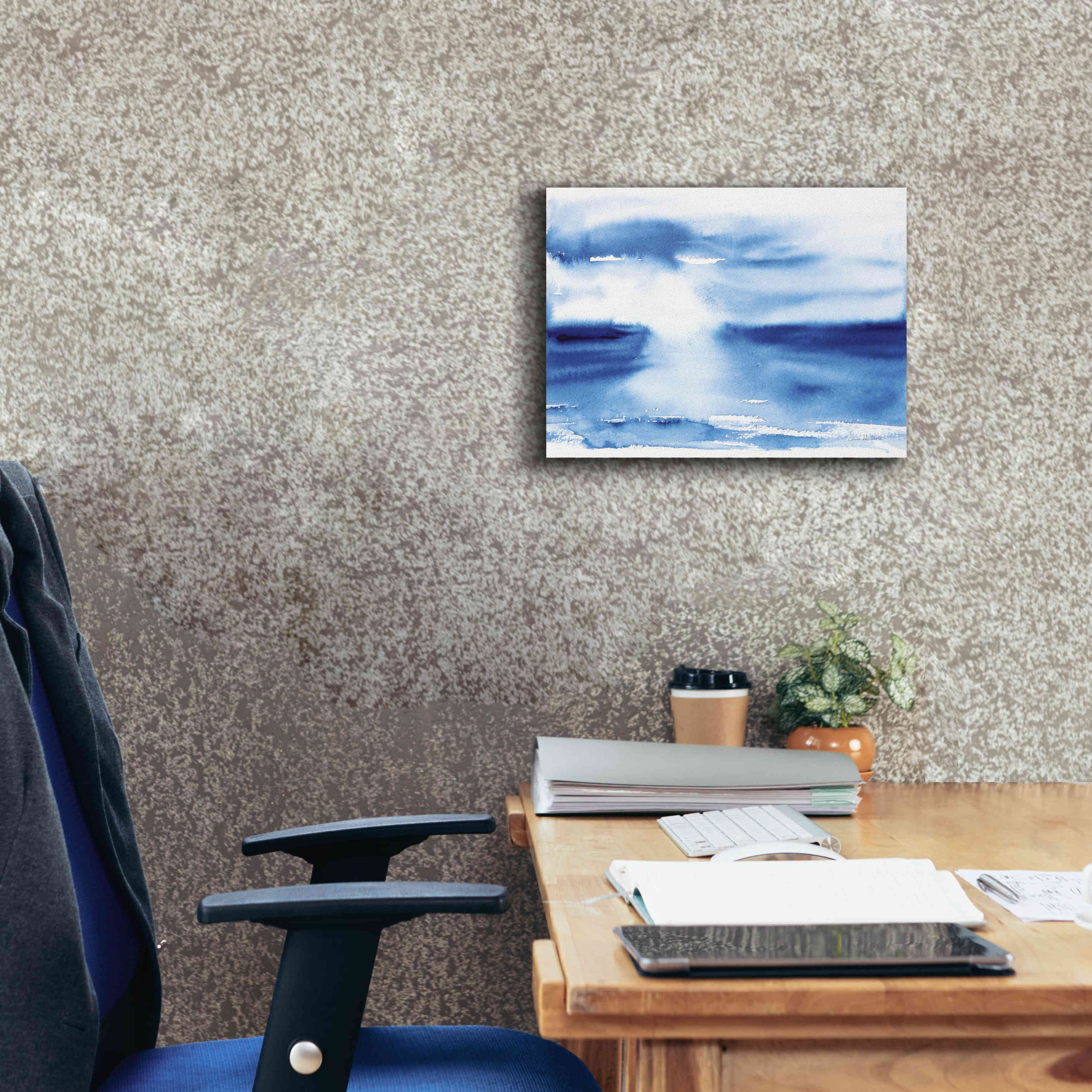 'Ocean Blue III' by Alan Majchrowicz, Giclee Canvas Wall Art,16x12