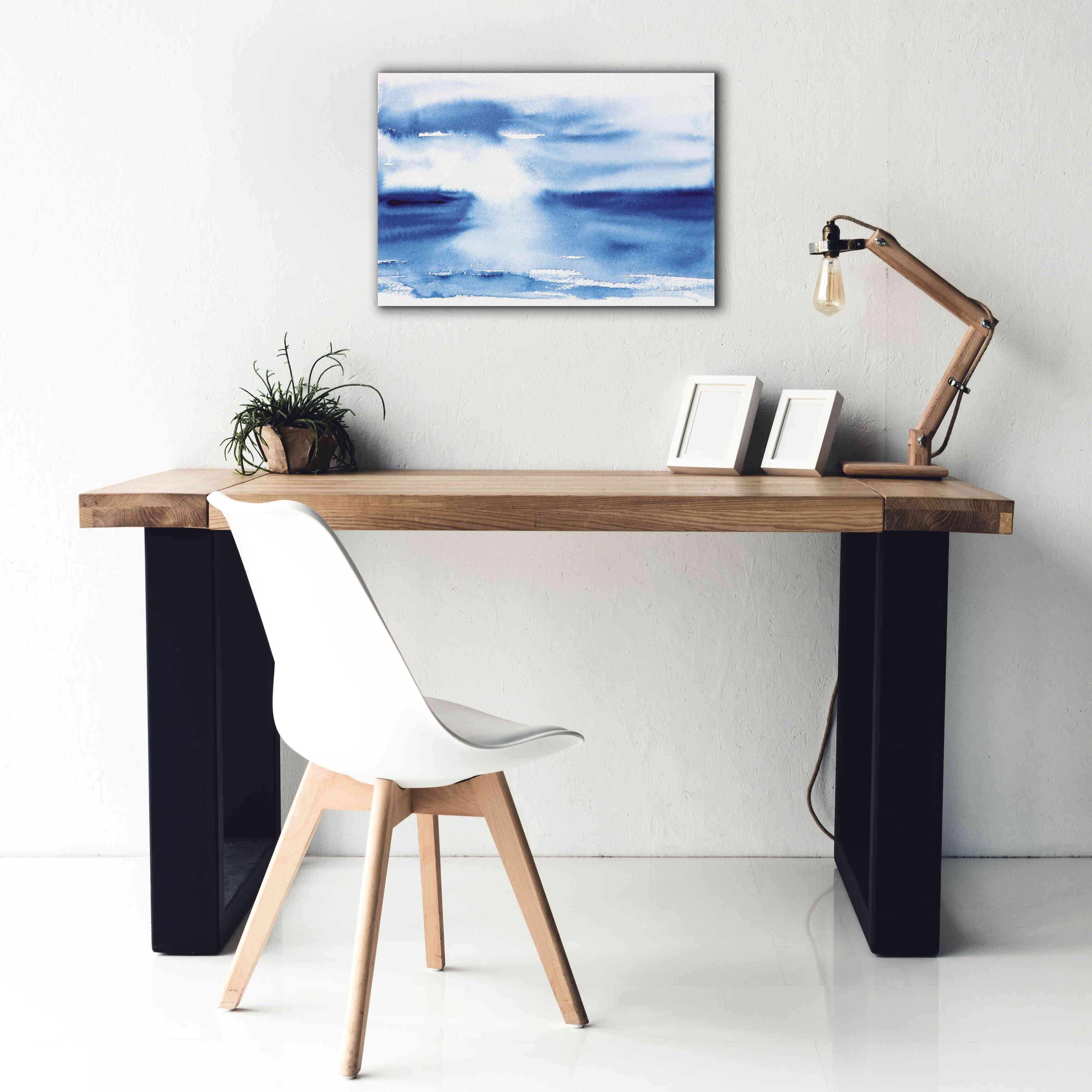 'Ocean Blue III' by Alan Majchrowicz, Giclee Canvas Wall Art,26x18