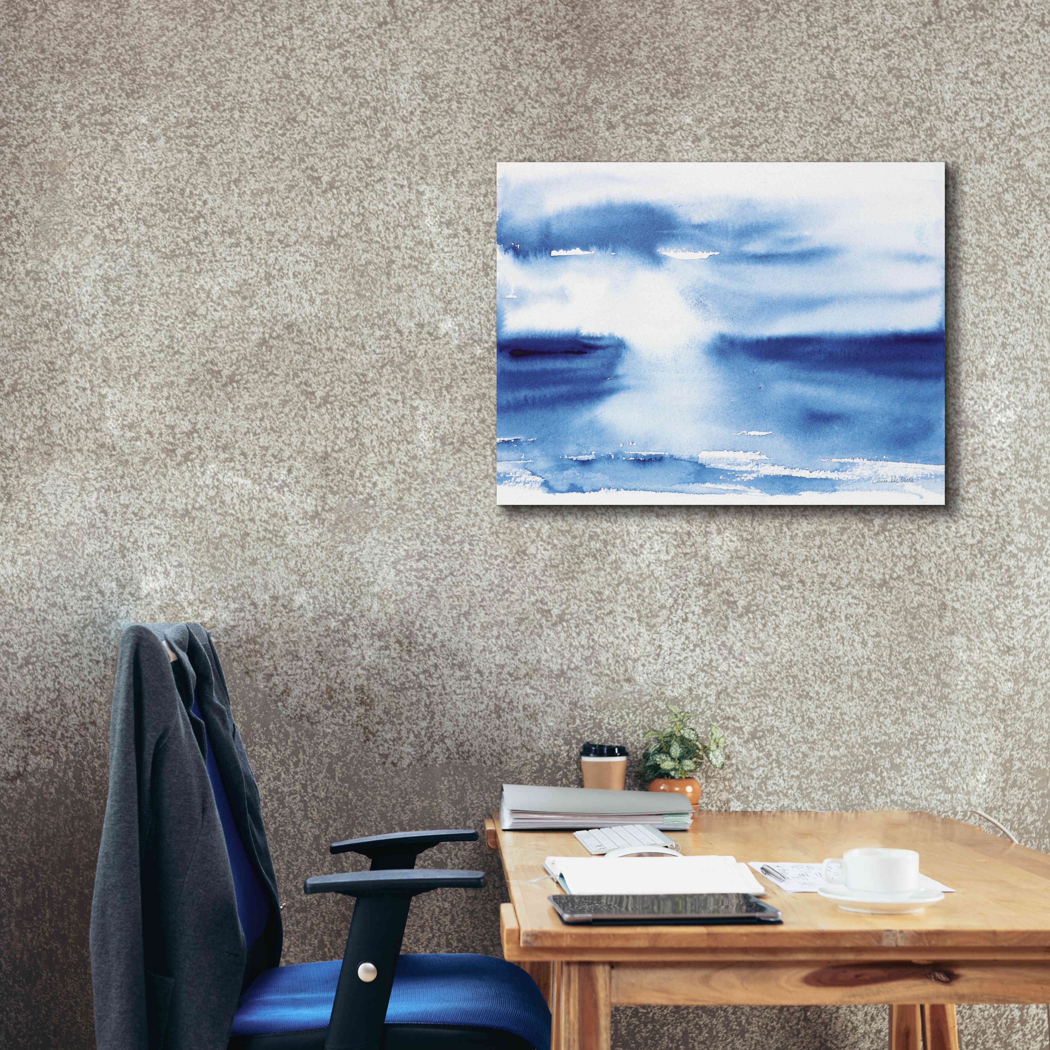 'Ocean Blue III' by Alan Majchrowicz, Giclee Canvas Wall Art,34x26