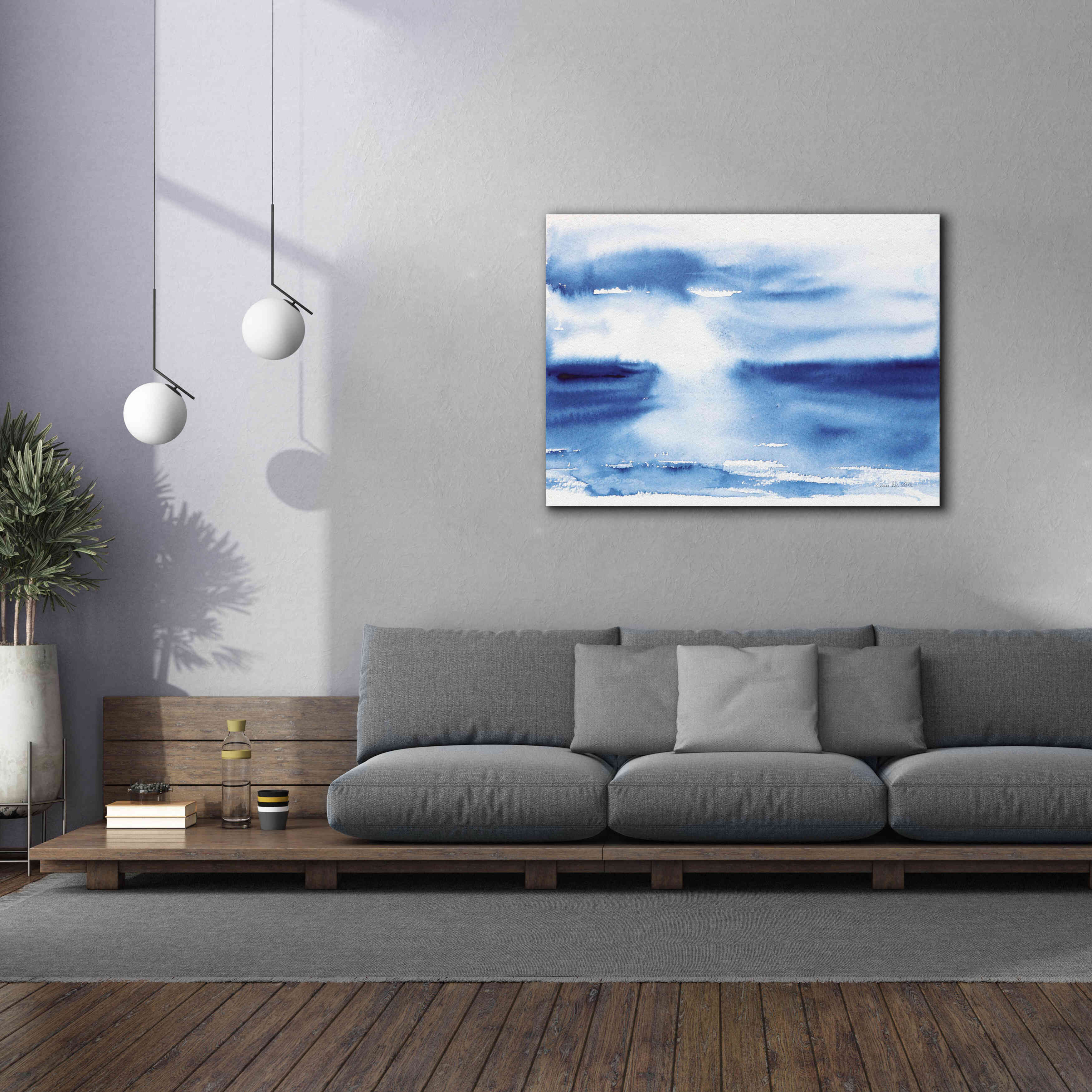 'Ocean Blue III' by Alan Majchrowicz, Giclee Canvas Wall Art,54x40