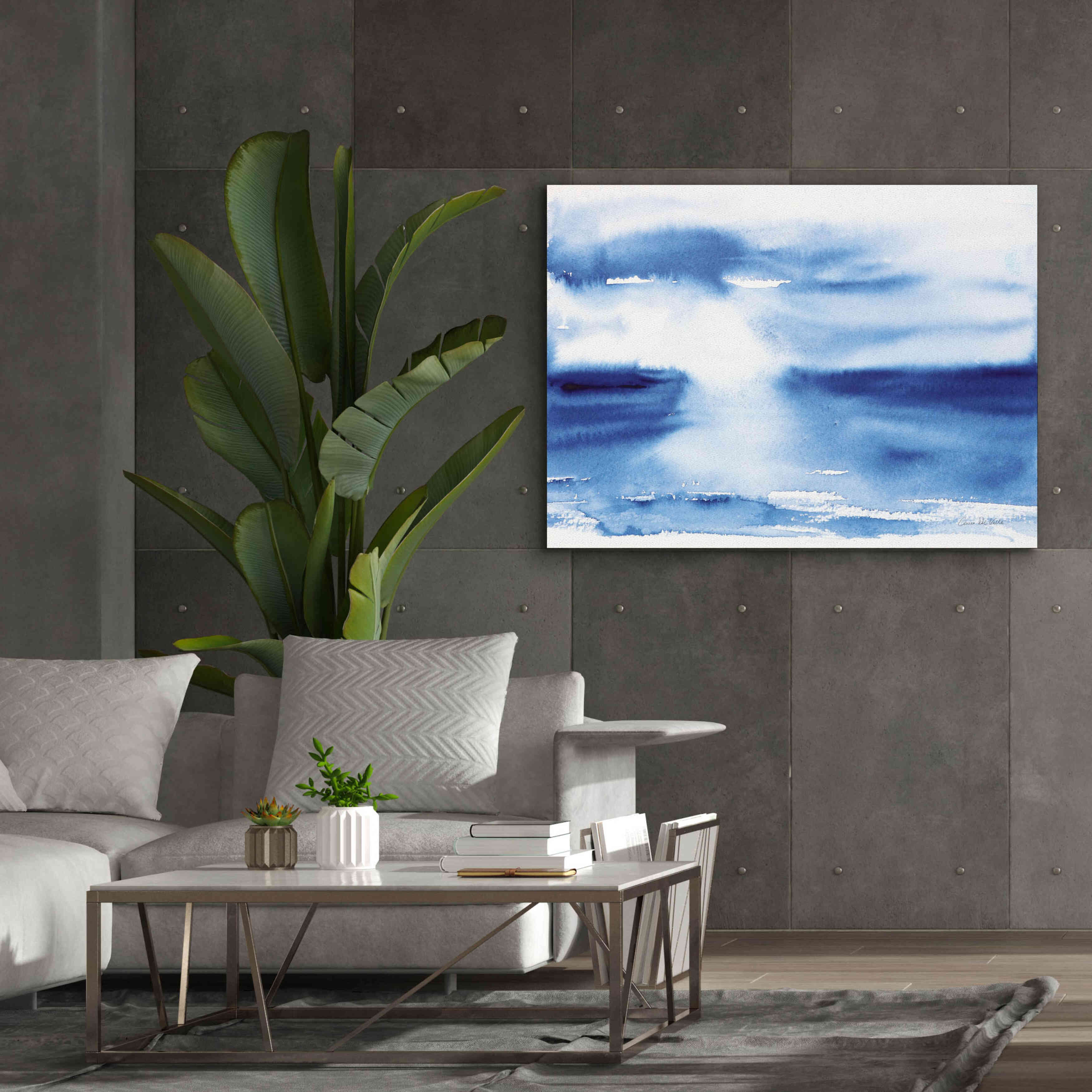'Ocean Blue III' by Alan Majchrowicz, Giclee Canvas Wall Art,54x40