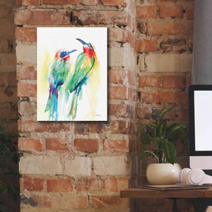'Tropical Birds' by Alan Majchrowicz, Giclee Canvas Wall Art,12x16