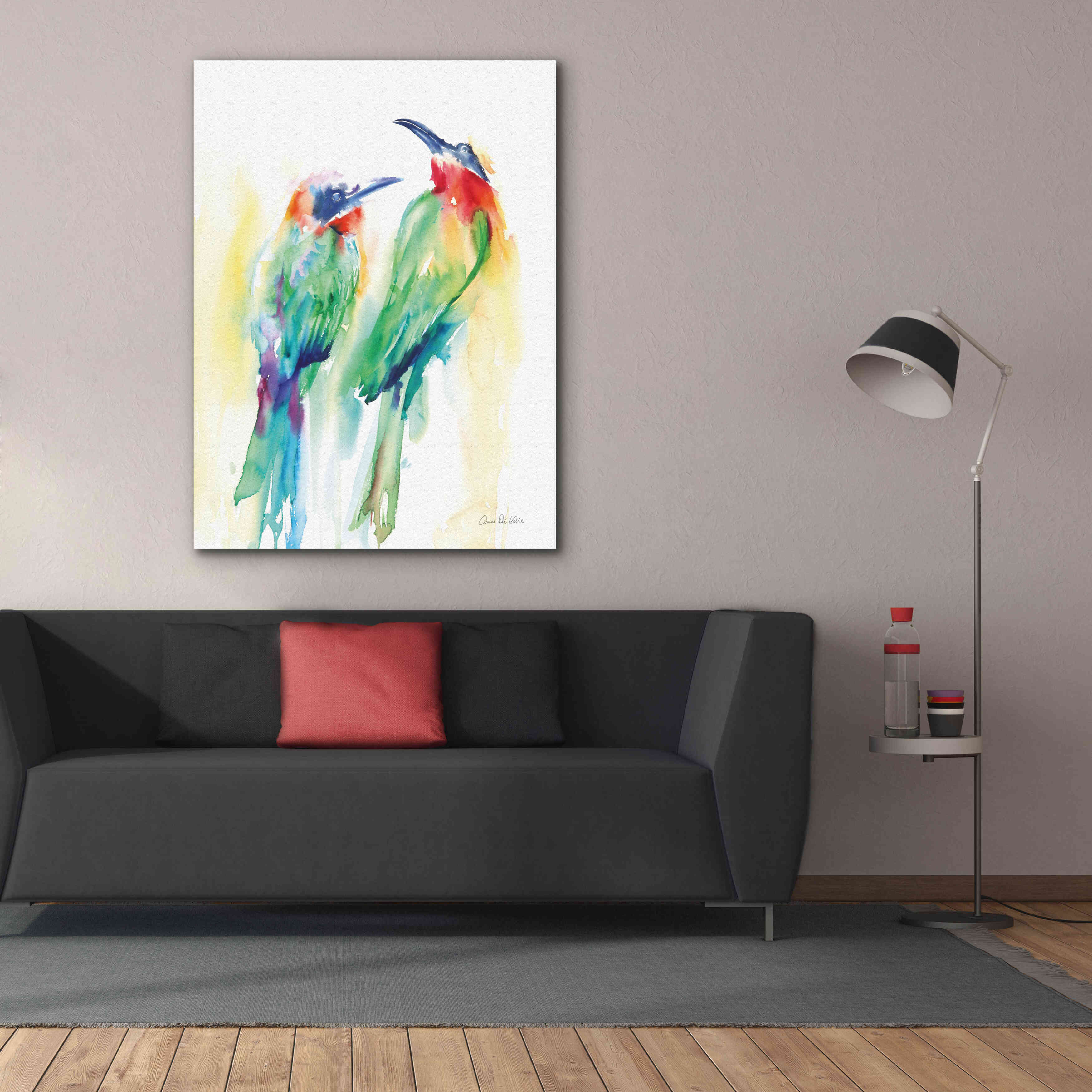 'Tropical Birds' by Alan Majchrowicz, Giclee Canvas Wall Art,40x54