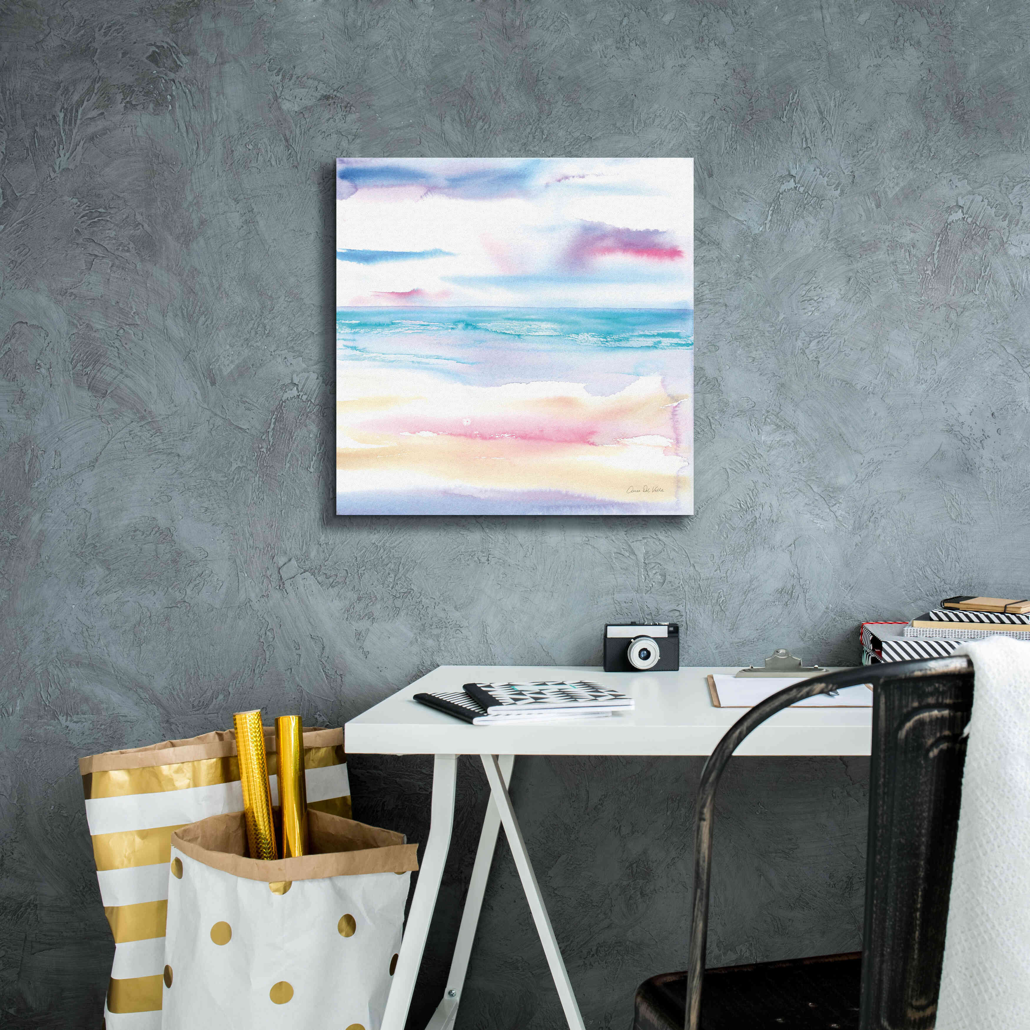 'Pastel Morning' by Alan Majchrowicz, Giclee Canvas Wall Art,18x18