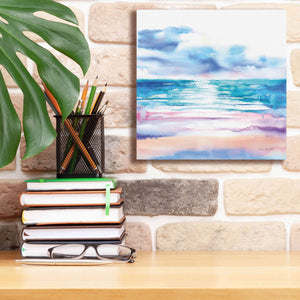 'Turquoise Sea II' by Alan Majchrowicz, Giclee Canvas Wall Art,12x12