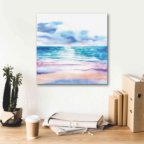 Image of 'Turquoise Sea II' by Alan Majchrowicz, Giclee Canvas Wall Art,18x18