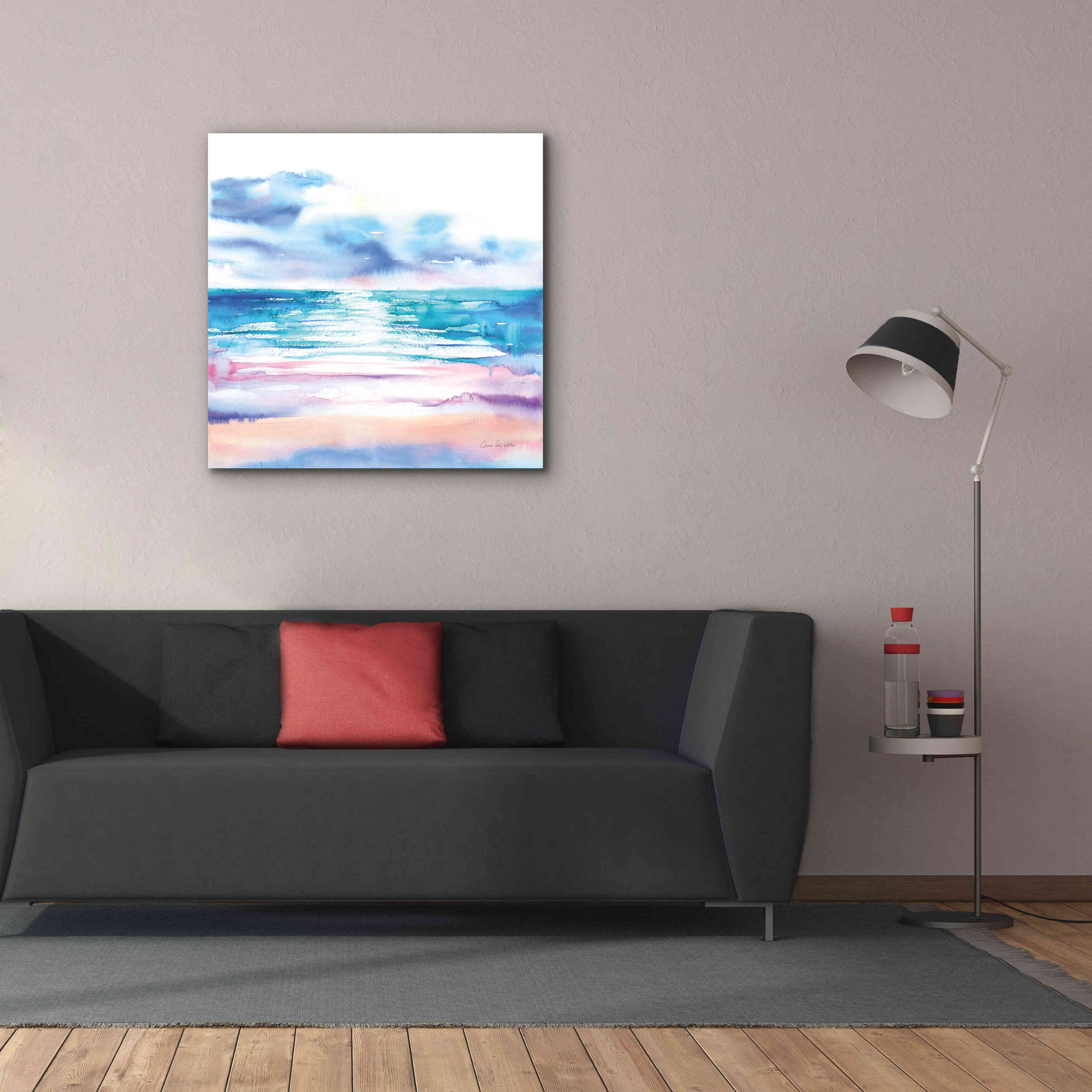 'Turquoise Sea II' by Alan Majchrowicz, Giclee Canvas Wall Art,37x37