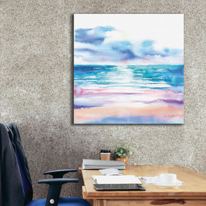 'Turquoise Sea II' by Alan Majchrowicz, Giclee Canvas Wall Art,37x37