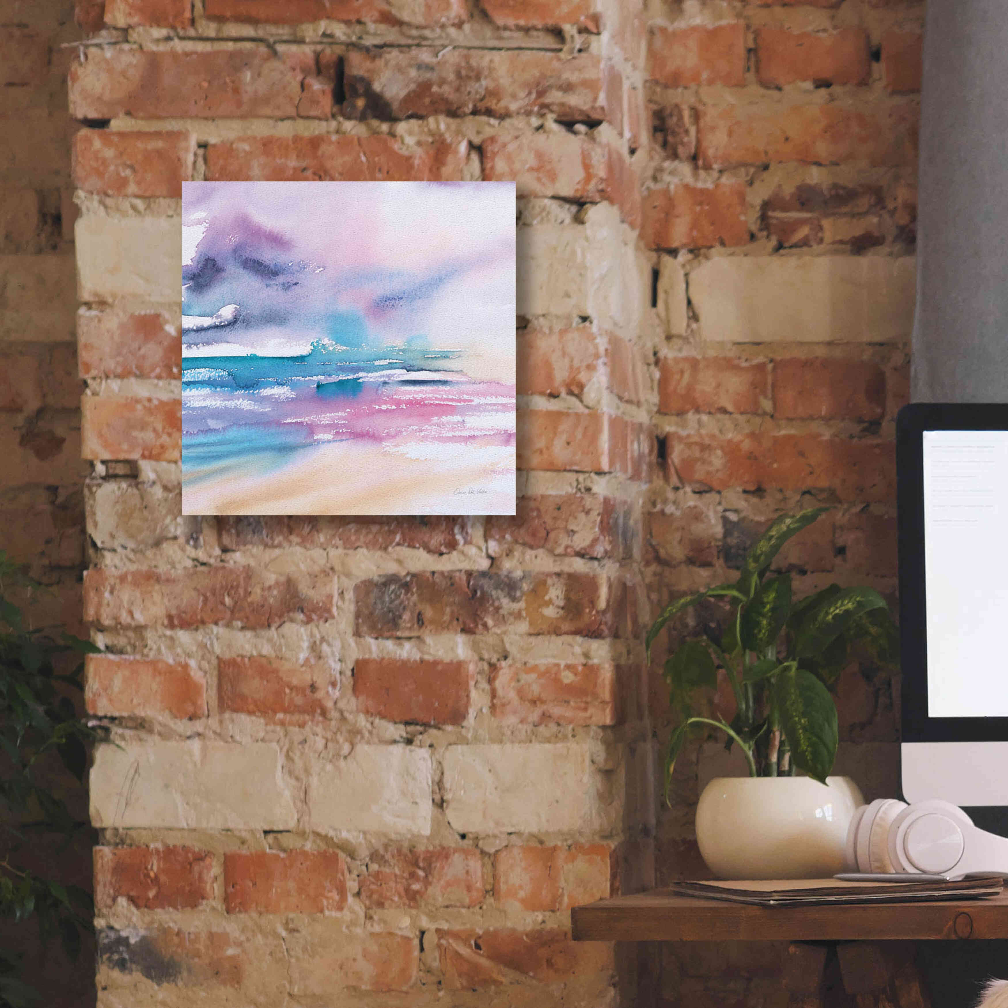'Violet Sky' by Alan Majchrowicz, Giclee Canvas Wall Art,12x12