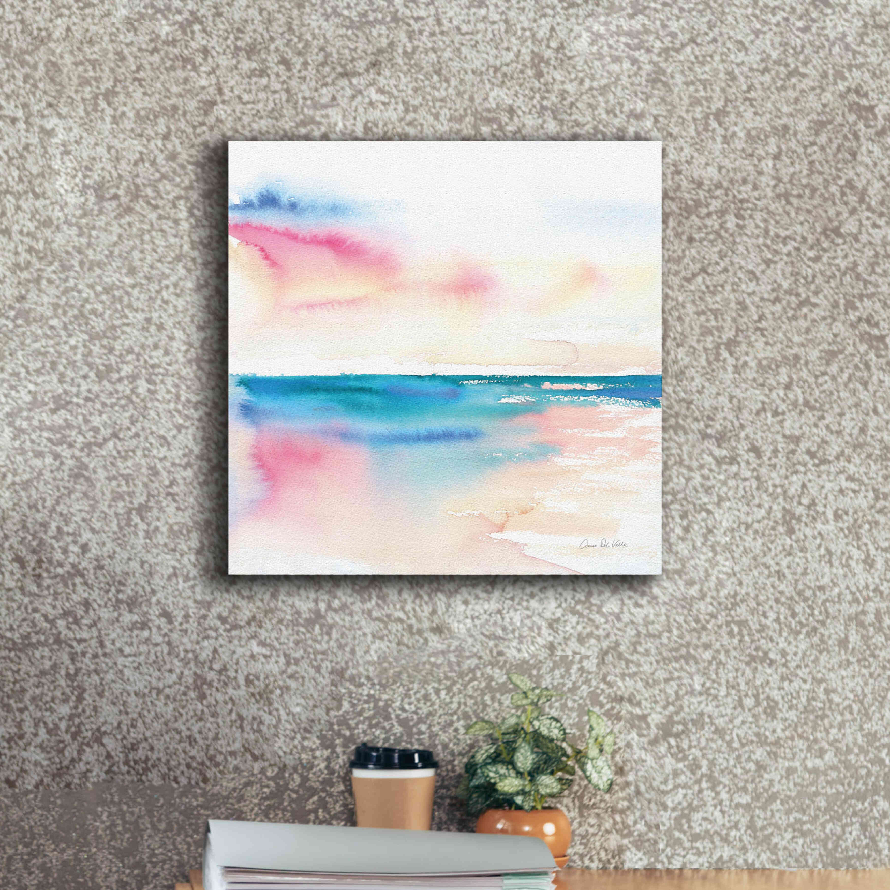 'Vivid Coast' by Alan Majchrowicz, Giclee Canvas Wall Art,18x18