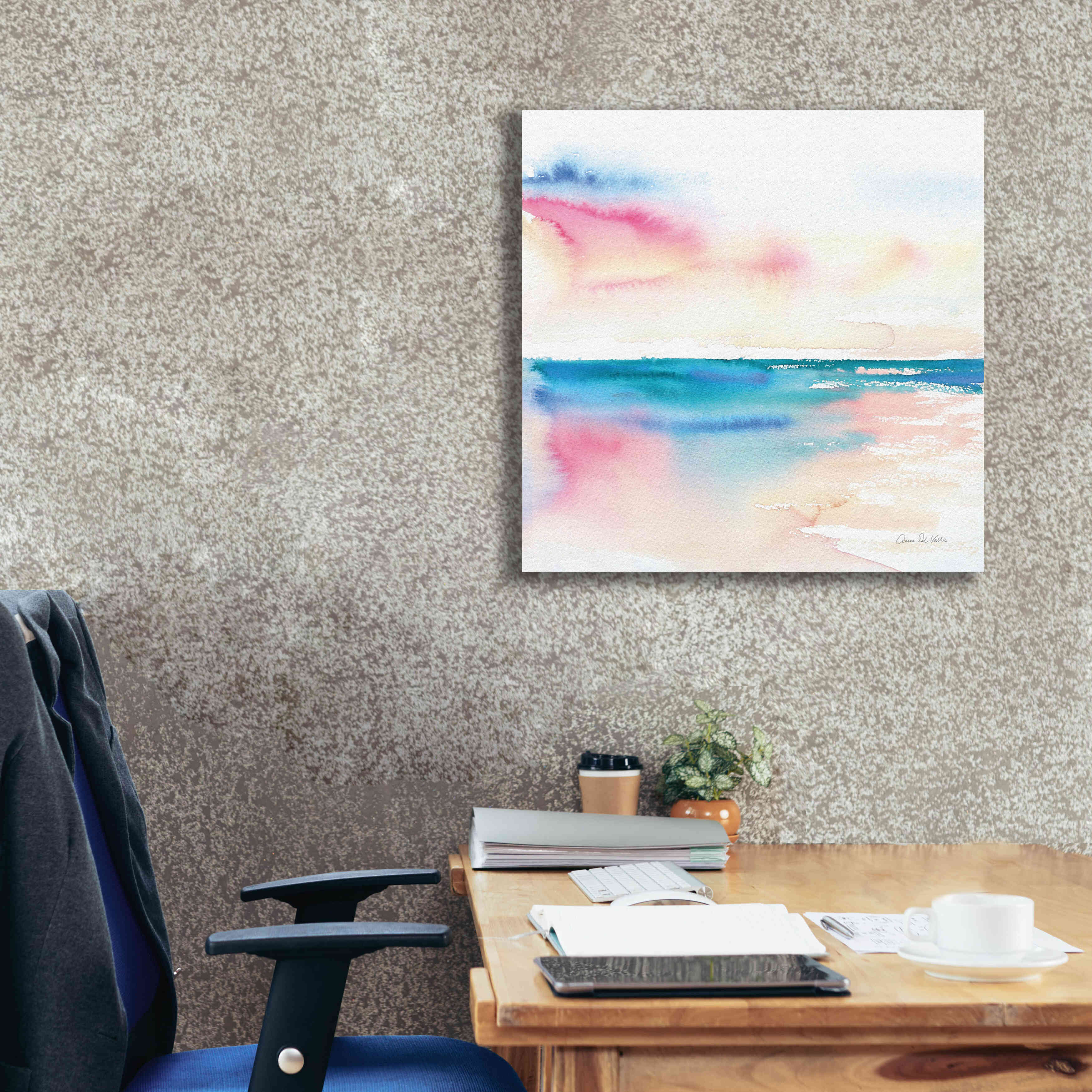 'Vivid Coast' by Alan Majchrowicz, Giclee Canvas Wall Art,26x26