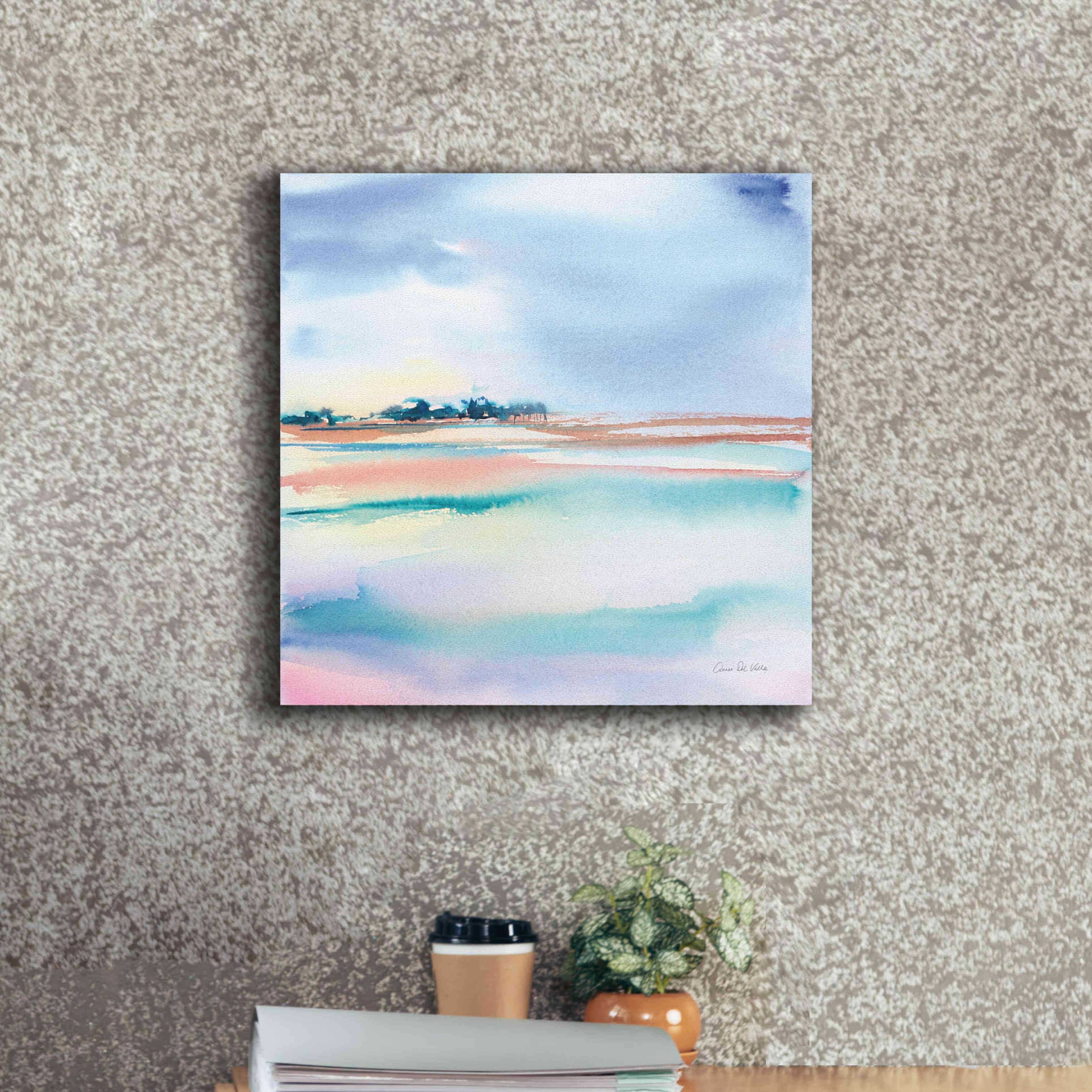 'Water And Sand' by Alan Majchrowicz, Giclee Canvas Wall Art,18x18