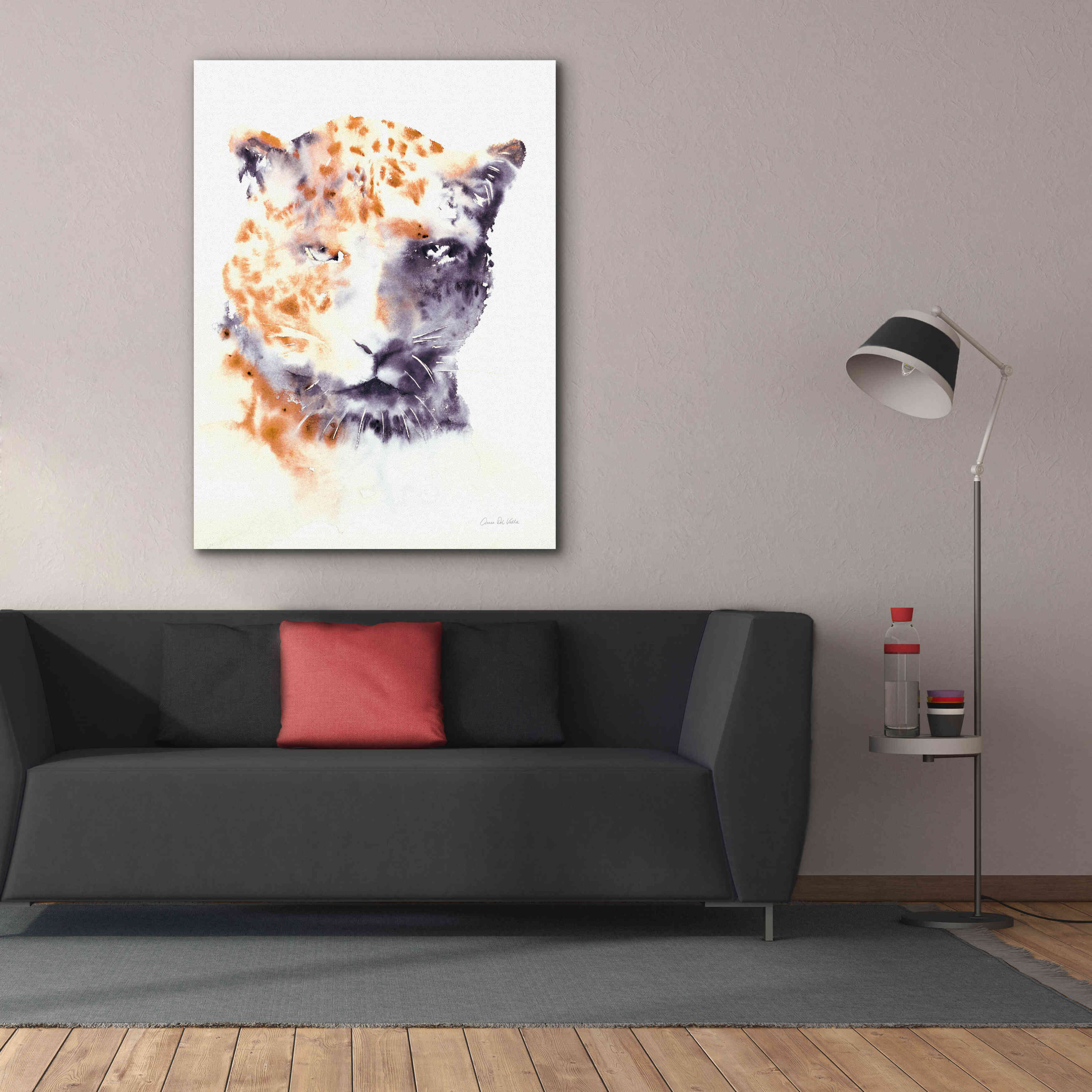 'Cheetah Neutral' by Alan Majchrowicz, Giclee Canvas Wall Art,40x54