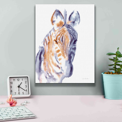 Image of 'Zebra Neutral' by Alan Majchrowicz, Giclee Canvas Wall Art,12x16