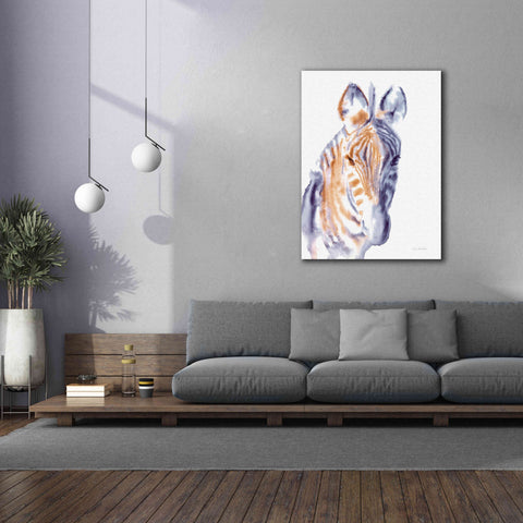 Image of 'Zebra Neutral' by Alan Majchrowicz, Giclee Canvas Wall Art,40x54