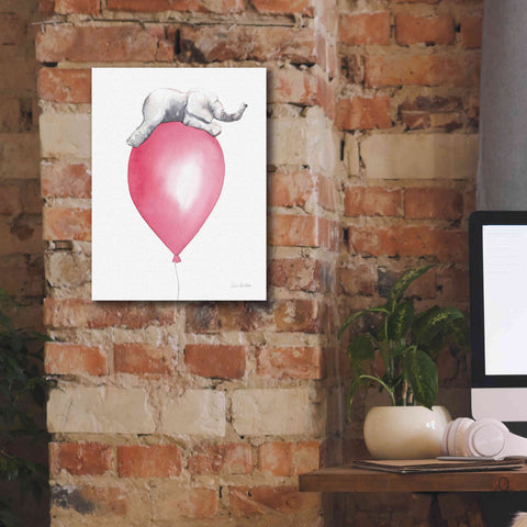 Image of 'Baby Elephant Love I' by Alan Majchrowicz, Giclee Canvas Wall Art,12x16
