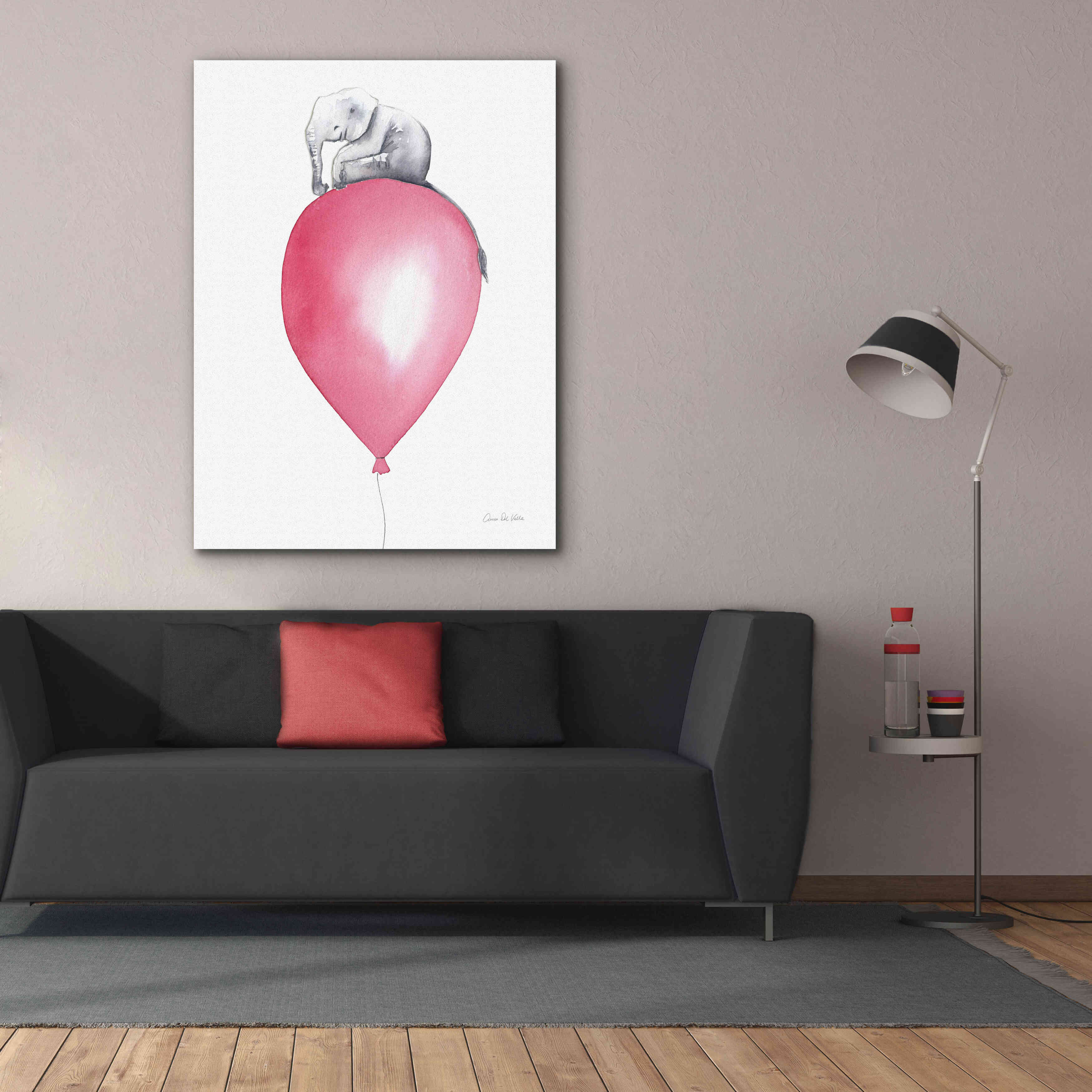 'Baby Elephant Love II' by Alan Majchrowicz, Giclee Canvas Wall Art,40x54