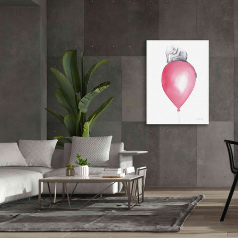 Image of 'Baby Elephant Love II' by Alan Majchrowicz, Giclee Canvas Wall Art,40x54