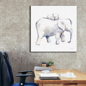 'Baby Elephant Love III' by Alan Majchrowicz, Giclee Canvas Wall Art,37x37