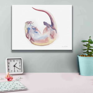 'Swimming Otter II' by Alan Majchrowicz, Giclee Canvas Wall Art,16x12