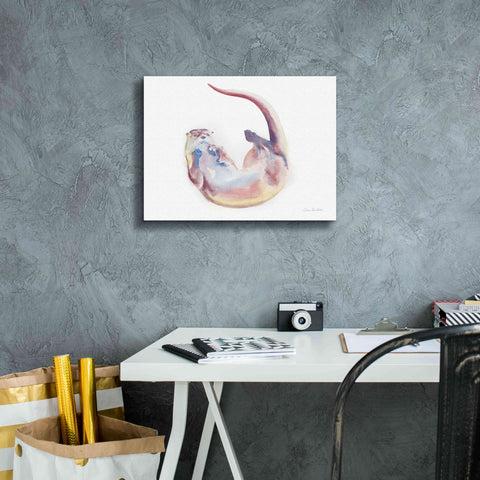 Image of 'Swimming Otter II' by Alan Majchrowicz, Giclee Canvas Wall Art,16x12
