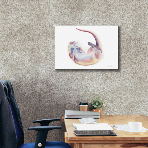Image of 'Swimming Otter II' by Alan Majchrowicz, Giclee Canvas Wall Art,24x20