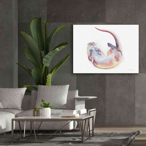 'Swimming Otter II' by Alan Majchrowicz, Giclee Canvas Wall Art,54x40