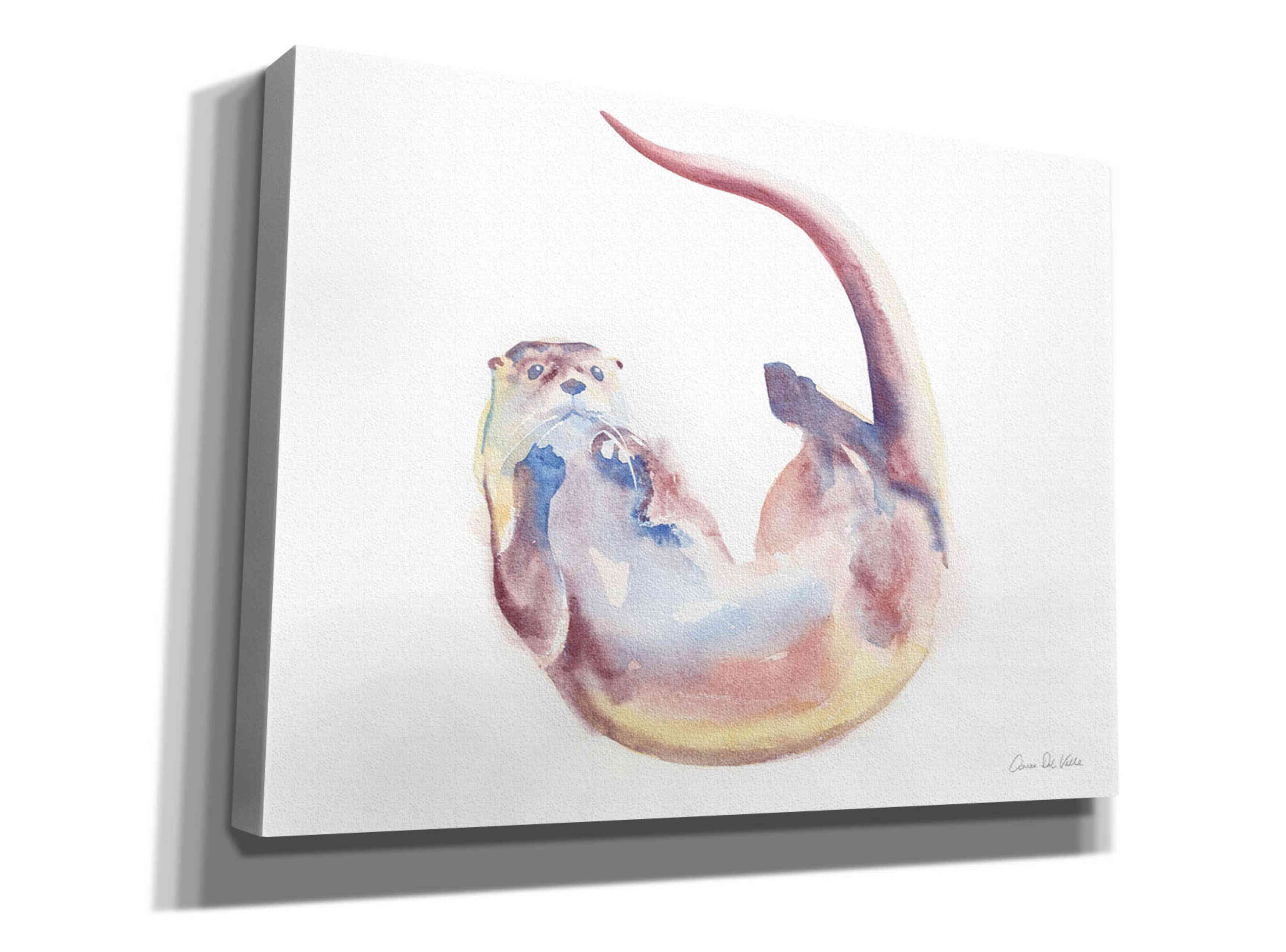 'Swimming Otter II' by Alan Majchrowicz, Giclee Canvas Wall Art