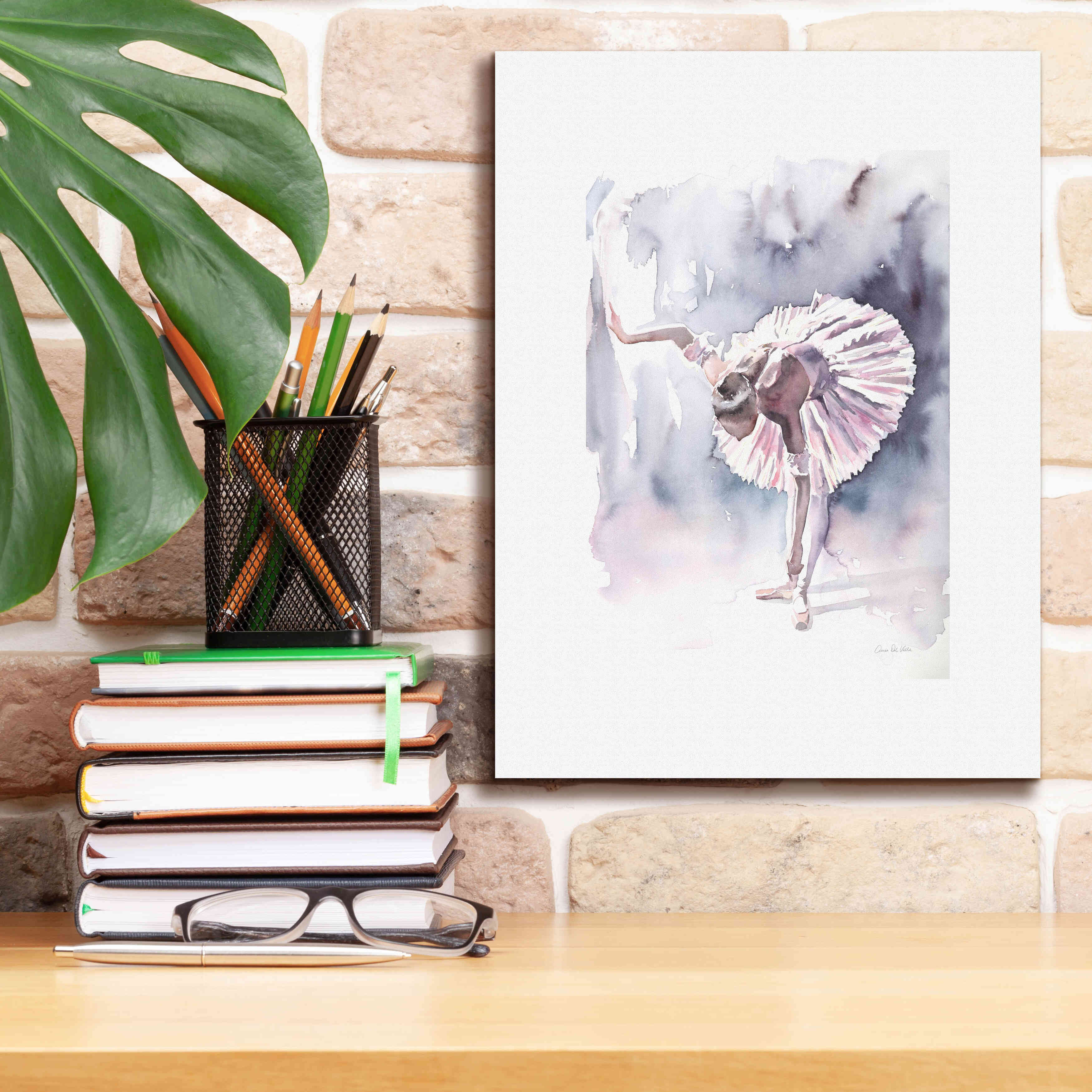 'Ballet VI White Border' by Alan Majchrowicz, Giclee Canvas Wall Art,12x16