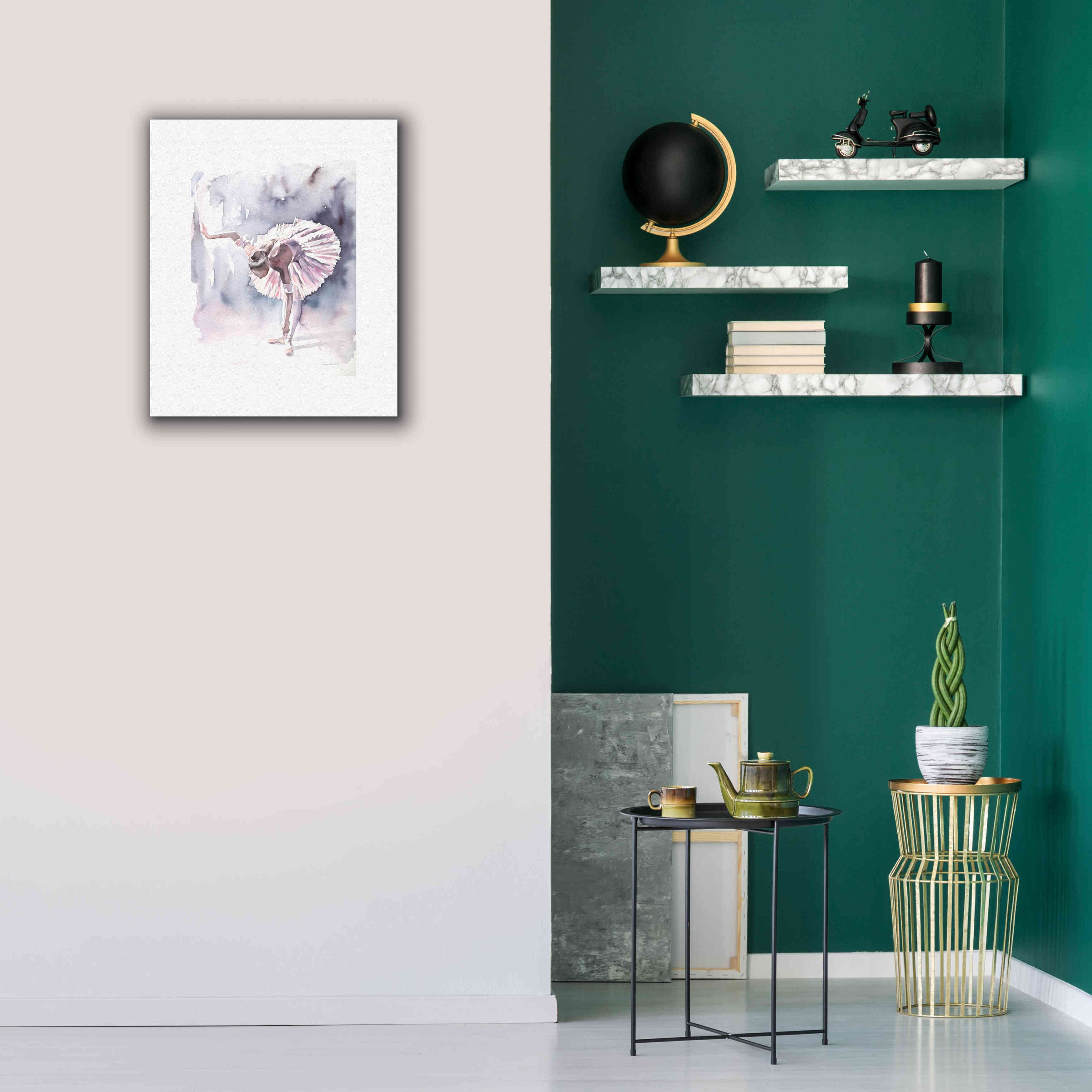 'Ballet VI White Border' by Alan Majchrowicz, Giclee Canvas Wall Art,20x24