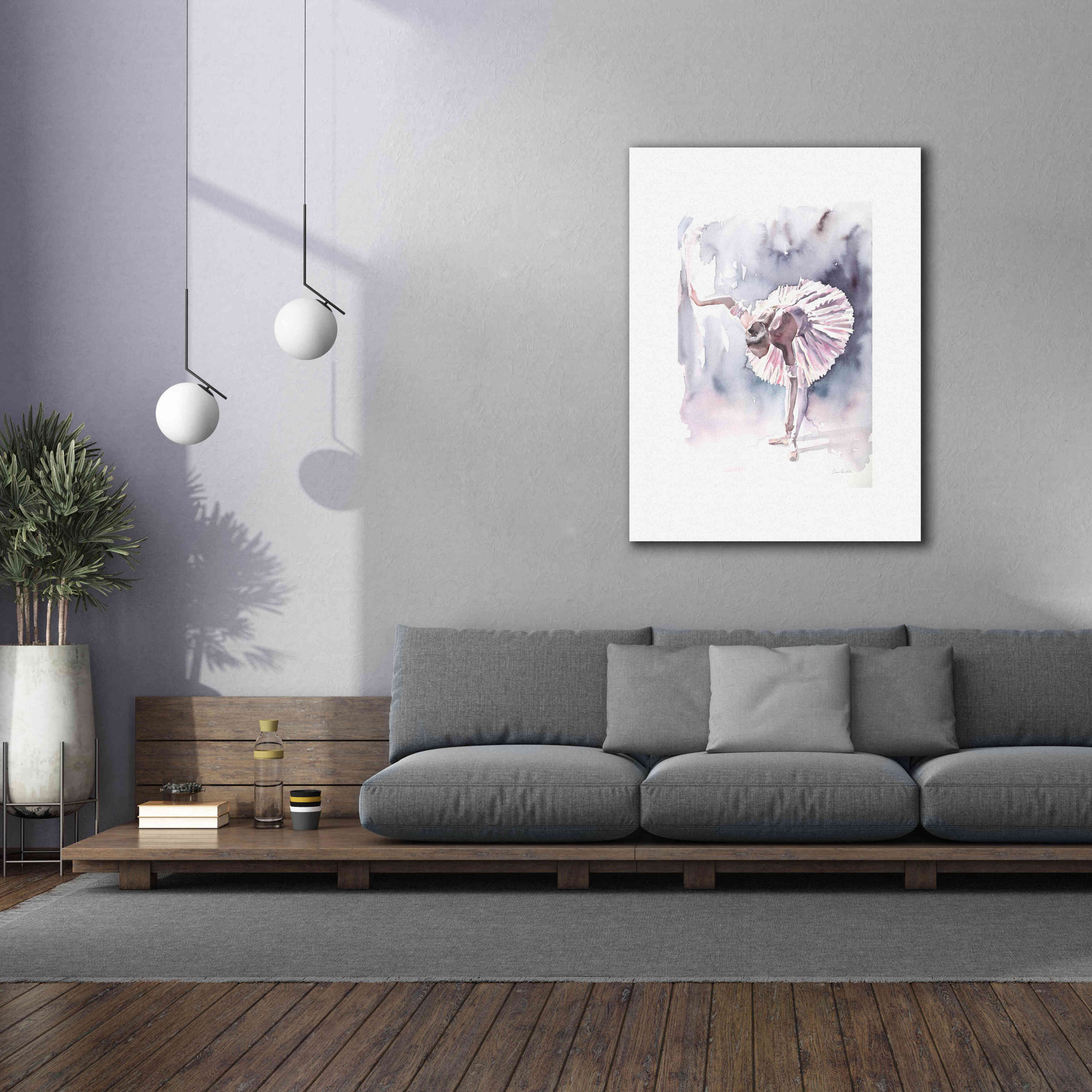 'Ballet VI White Border' by Alan Majchrowicz, Giclee Canvas Wall Art,40x54
