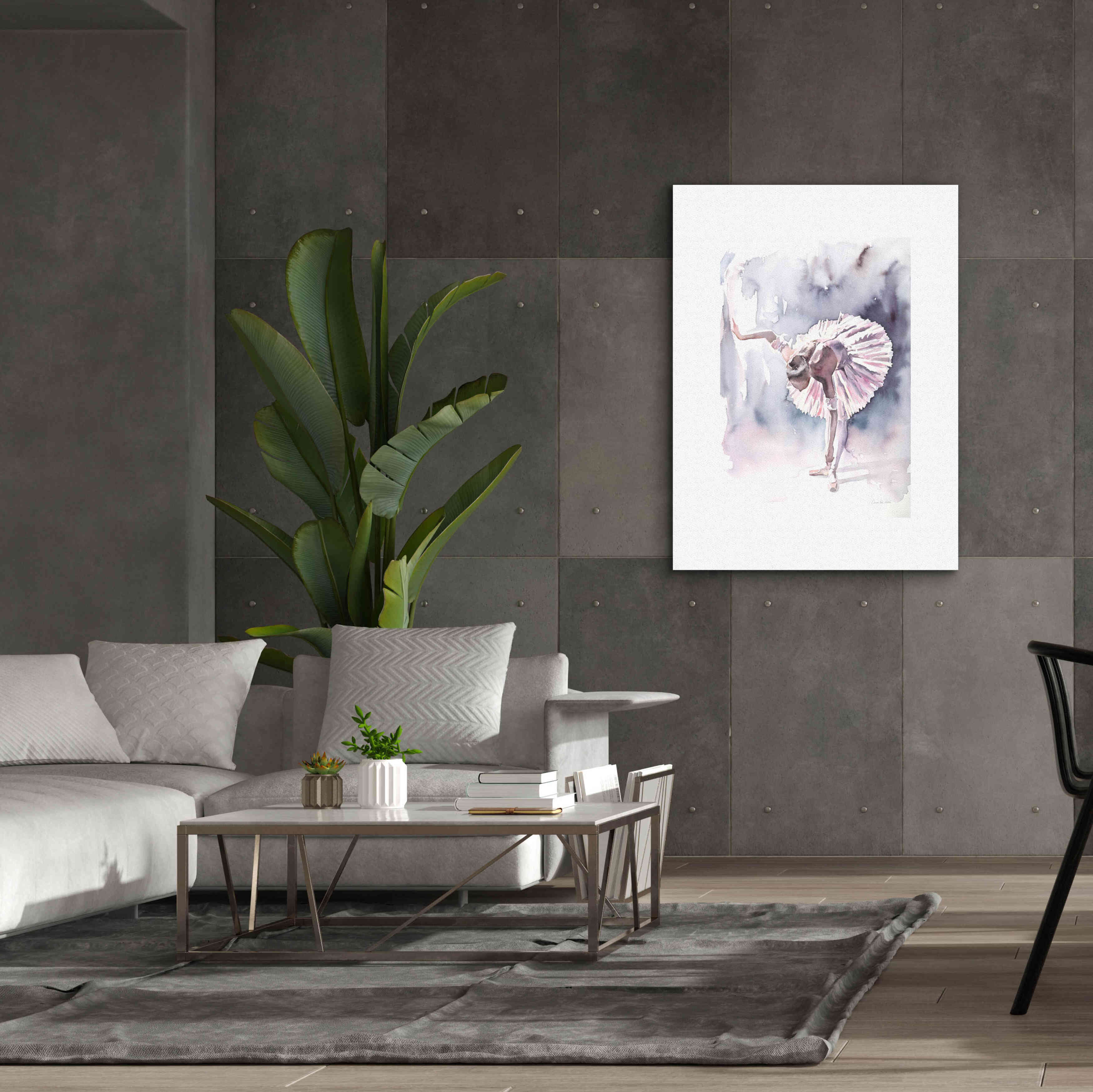'Ballet VI White Border' by Alan Majchrowicz, Giclee Canvas Wall Art,40x54